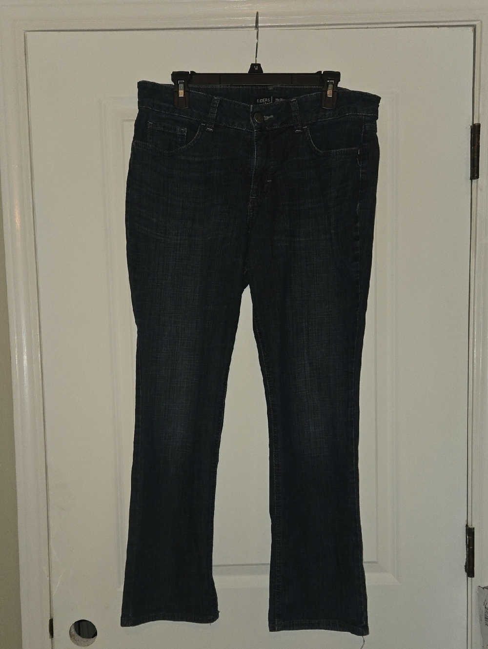 Riders by Lee Women's Dark Blue Mid-rise Jeans